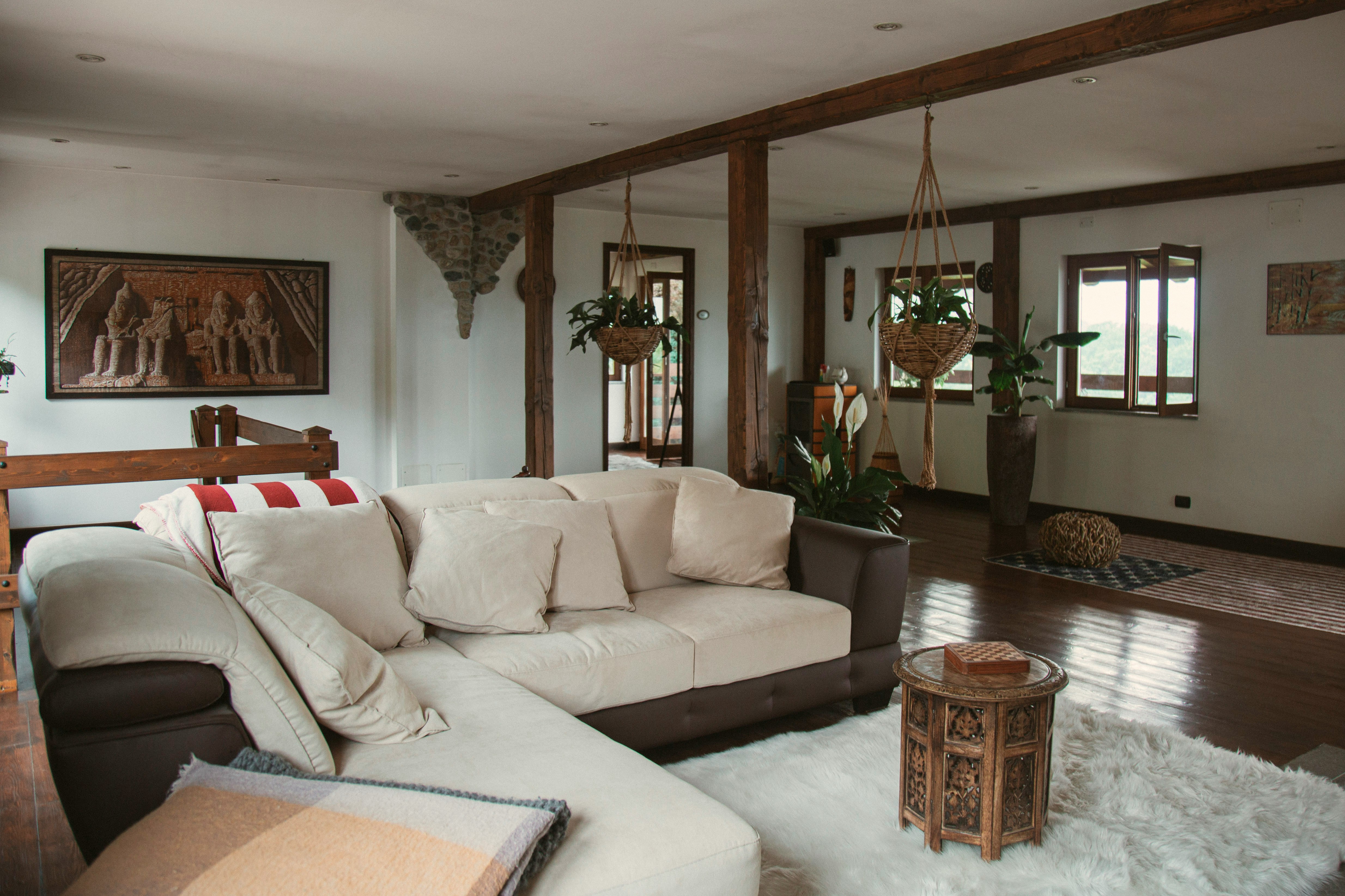 Warm living room renovation reflecting Texas charm